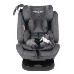 Автокресло Martin noir ProFit Mouse Grey Isofix (поворот на 360) (с зайчиком) Графит
