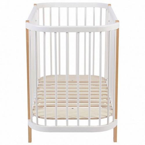 Детская кровать-трансформер Polini Kids Simple 350 / 0003126-17 (белый/натуральный)