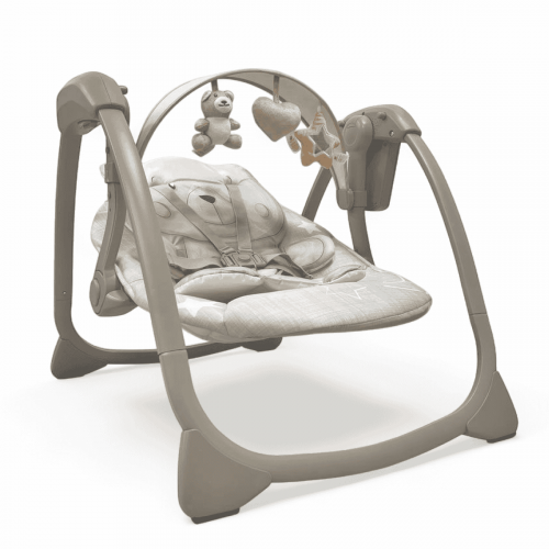 Детский шезлонг электрокачели Bubago Mastela BG 197-1 бежевый