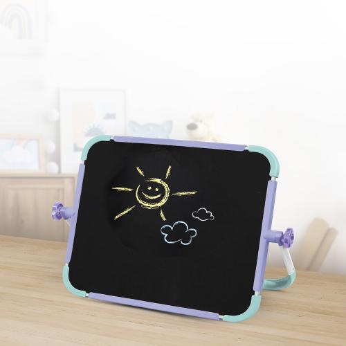 Доска знаний настольная двусторонняя НИКА Цветной НДЗ/Ц