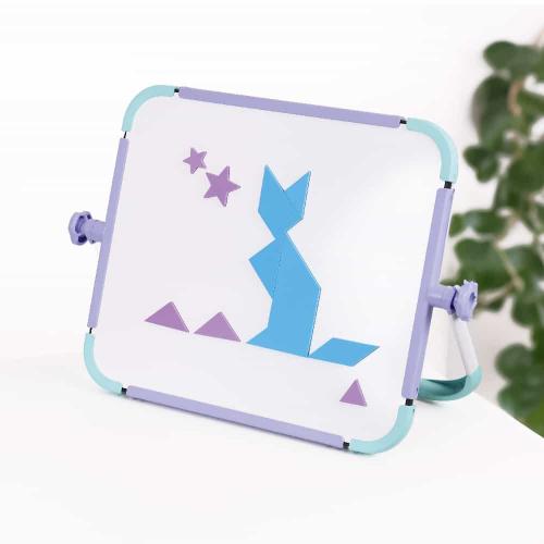 Доска знаний настольная двусторонняя НИКА Цветной НДЗ/Ц