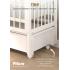 Детская кроватка PITUSO TINY ящик-маятник/колесо Белая аляска / быстросъемная стенка