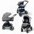 Коляска Bubago Niveta 3в1 арт BG 192-2 Серый
