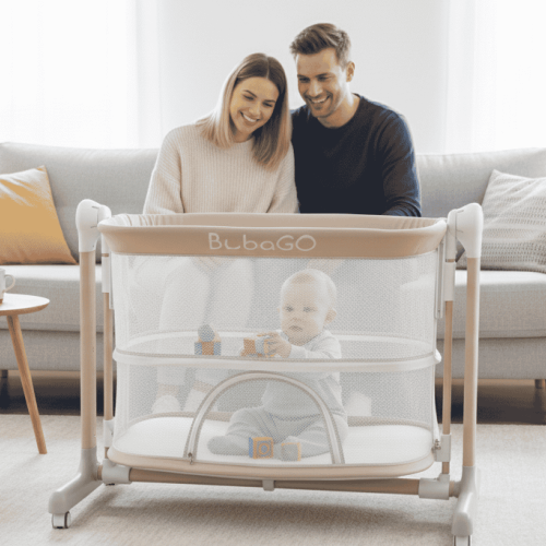 Колыбель детская BubaGo Virelle BG 172-2 / Бежевый
