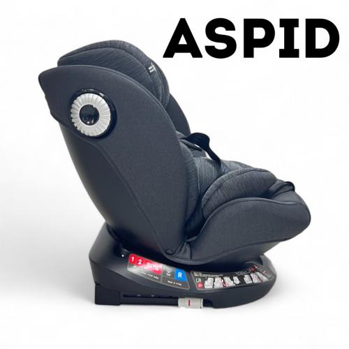 Автокресло Bubago Aspid BG 170-1 Черный (0-36 кг) (Isofix, поворот 360)