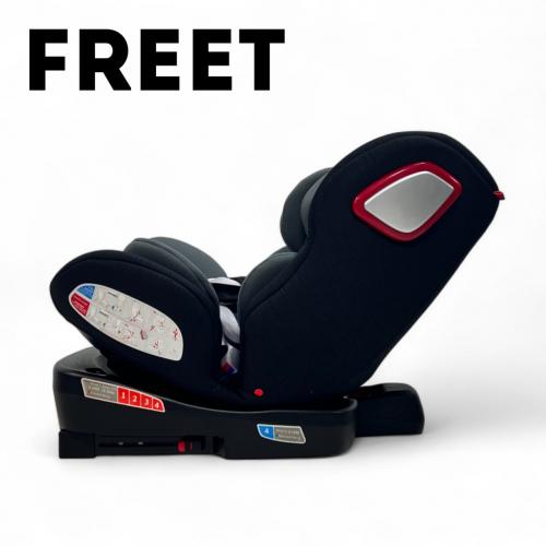 Автокресло Bubago Freet BG 178-1 Черный (0-36 кг) (Isofix, поворот 360, с упором в пол)