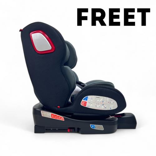 Автокресло Bubago Freet BG 178-1 Черный (0-36 кг) (Isofix, поворот 360, с упором в пол)