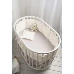 Бортик для кроватки Perina Lovely Dream ЛД1/4-04.1 Айвори