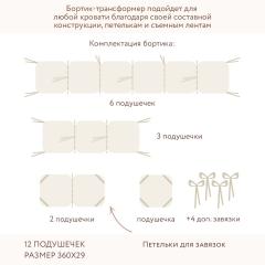 Бортик для кроватки Perina Lovely Dream ЛД1/4-04.1 Айвори