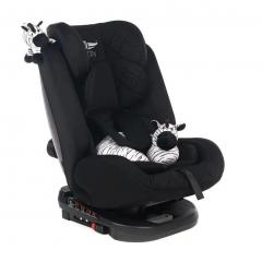 Автокресло Martin noir ProFit Elegant Black Isofix (поворот на 360) (с зеброй) Черный