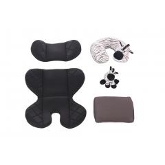 Автокресло Martin noir ProFit Elegant Black Isofix (поворот на 360) (с зеброй) Черный