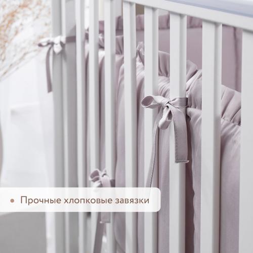 Бортик для кроватки Perina Lovely Dream ЛД1/4-04.6 Серый