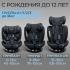 Автокресло Bubago Aspid BG 170-1 Черный (0-36 кг) (Isofix, поворот 360)