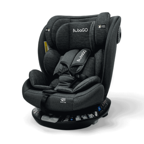 Автокресло Bubago Aspid BG 170-2 Серый (0-36 кг) (Isofix, поворот 360)
