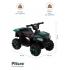 Электроквадроцикл PITUSO 116-NEW Темно-зеленый (2600005-Jade)