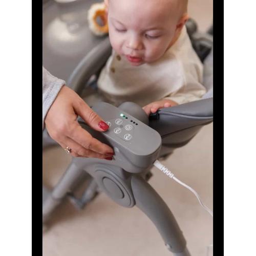 Стульчики для кормления Martin Noir CLOUD Stitch Grey /  Серый / электрокачели