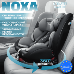 Автокресло Bubago Noxa BG 177-1 Черный (0-36 кг) (Isofix, поворот 360)