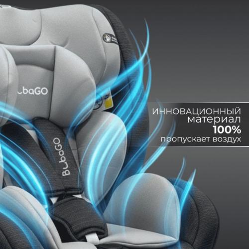 Автокресло Bubago Noxa BG 177-1 Черный (0-36 кг) (Isofix, поворот 360)