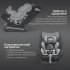 Автокресло Bubago Noxa BG 177-1 Черный (0-36 кг) (Isofix, поворот 360)