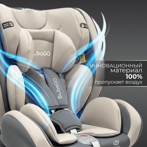 Автокресло Bubago Noxa BG 177-2 Серый (0-36 кг) (Isofix, поворот 360)