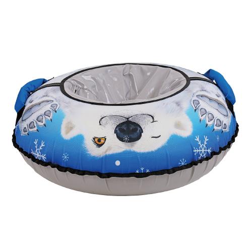 Тюбинг Ника ТБ3К-85 /БМ с круговым дизайном с Белым медведем