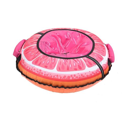 Тюбинг Ника ТБ3К-85/Г с круговым дизайном Грейпфрут