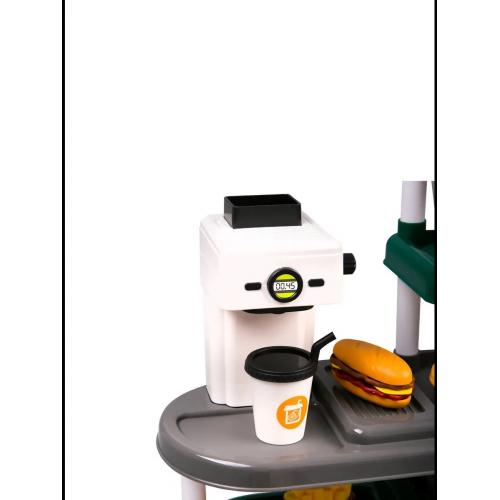 Набор игровой фаст фуда Закусочная бургер 71 предмет 668-139 Зеленый