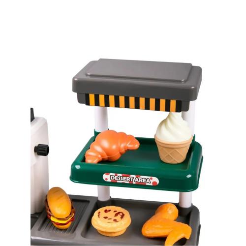 Набор игровой фаст фуда Закусочная бургер 71 предмет 668-139 Зеленый