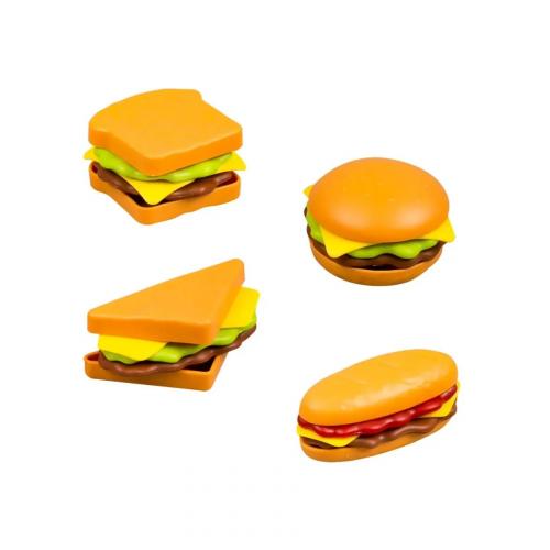 Набор игровой фаст фуда Закусочная бургер 71 предмет 668-140 Красный