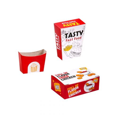 Набор игровой фаст фуда Закусочная бургер 71 предмет 668-140 Красный