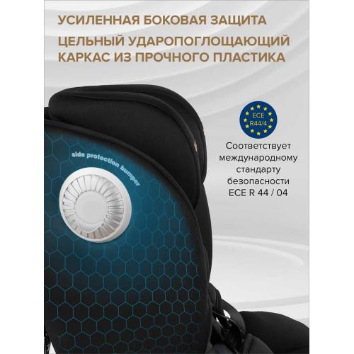 Автокресло Pituso Roys + Plus 0-36 кг IsoFix Black, black Inlay / Черный, Черный вкладыш