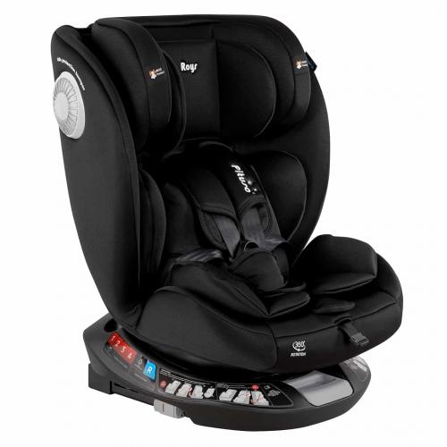 Автокресло Pituso Roys + Plus 0-36 кг IsoFix Black, black Inlay / Черный, Черный вкладыш