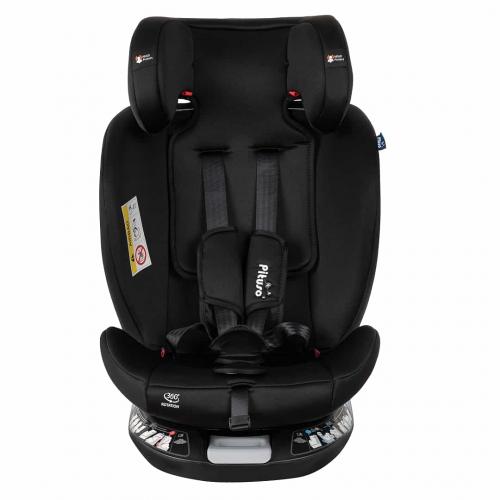 Автокресло Pituso Roys + Plus 0-36 кг IsoFix Black, black Inlay / Черный, Черный вкладыш