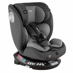 Автокресло Pituso Roys + Plus 0-36 кг IsoFix Dark grey, grey Inlay / Т.серый, Серый вкладыш
