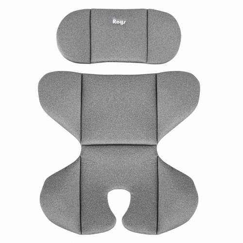 Автокресло Pituso Roys + Plus 0-36 кг IsoFix Dark grey, grey Inlay / Т.серый, Серый вкладыш