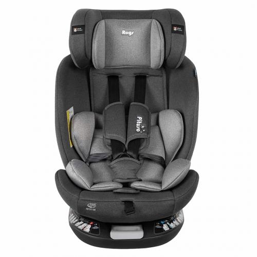 Автокресло Pituso Roys + Plus 0-36 кг IsoFix Dark grey, grey Inlay / Т.серый, Серый вкладыш
