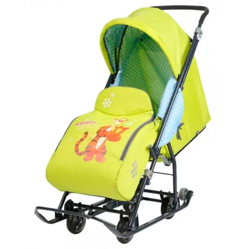 Cанки-коляска Ника DISNEY BABY 1 Тигруля лимонный DB1/3