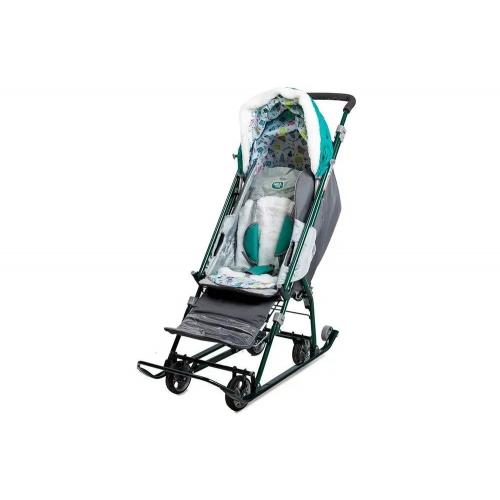 Cанки-коляска Ника НАШИ ДЕТКИ 5-1 с лисичкой изумрудный  НДТ5-1/4