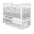 Кроватка детская PITUSO TINY (оптима) маятник/колесо Белая аляска быстросъемная стенка