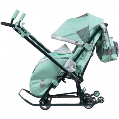 Cанки-коляска Ника НИКА ДЕТЯМ 7 Мятный НД7-4/2