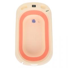 Ванночка складная PITUSO FG1120 Pink молочно-розовый (слив, термометр)