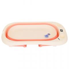 Ванночка складная PITUSO FG1120 Pink молочно-розовый (слив, термометр)