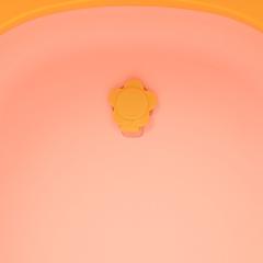 Ванночка складная PITUSO FG117-Pink2 Pink/Желто-розовая 78 см