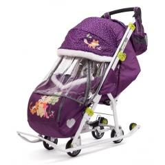 Cанки-коляска Ника DISNEY BABY 2 Винни баклажан DB2/1