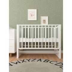 Детская кроватка СКВ-Компани 3194001 (5 уровней ложа, маятник) белый
