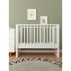 Детская кроватка СКВ-Компани 3194001 (5 уровней ложа, маятник) белый