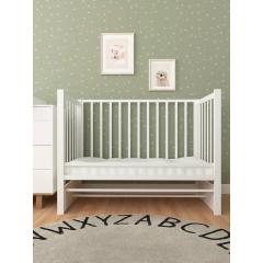 Детская кроватка СКВ-Компани 3194001 (5 уровней ложа, маятник) белый