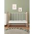 Детская кроватка СКВ-Компани 3194001-6	(5 уровней ложа, маятник) белый-бук