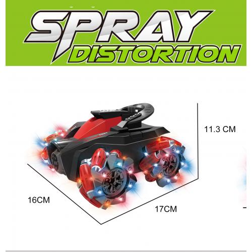 Машинка на радиоуправлении ,вращение на 360 градусов, свет, звук, пар SY056A (р/у)