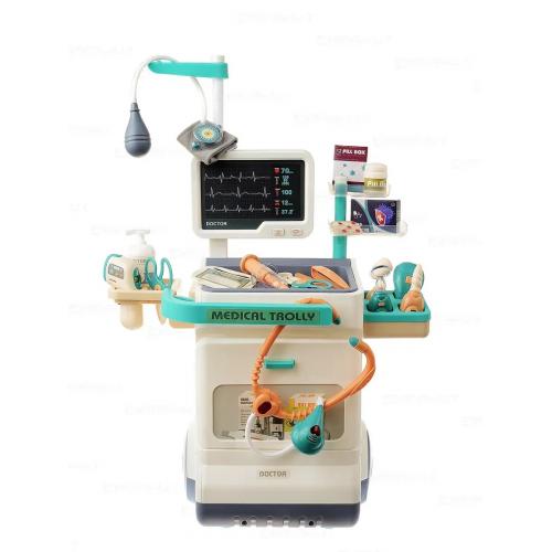 Игровой набор Доктор 660-89 Стол лечебный + комбинированный комплект (свет, звук)